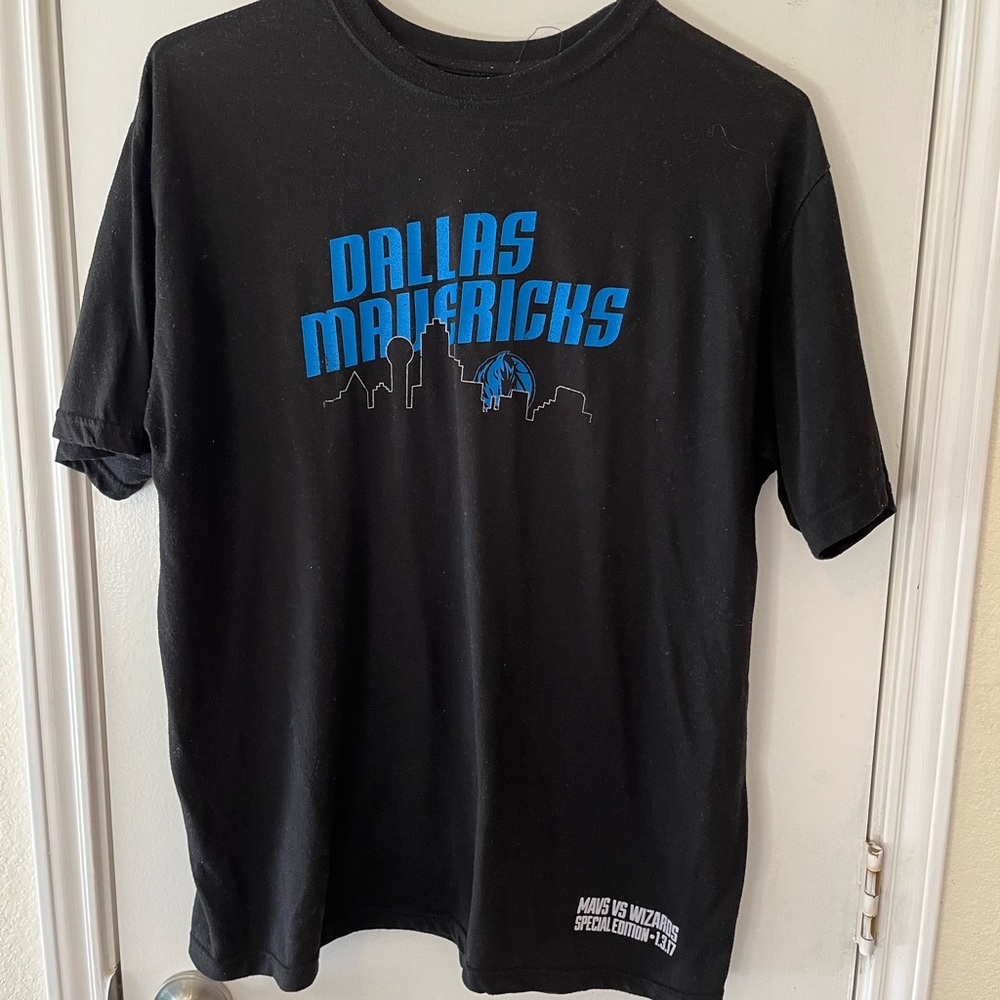Dallas Mavericks t-shirt, Mavs vs. Wizards, special edition 1/3/17